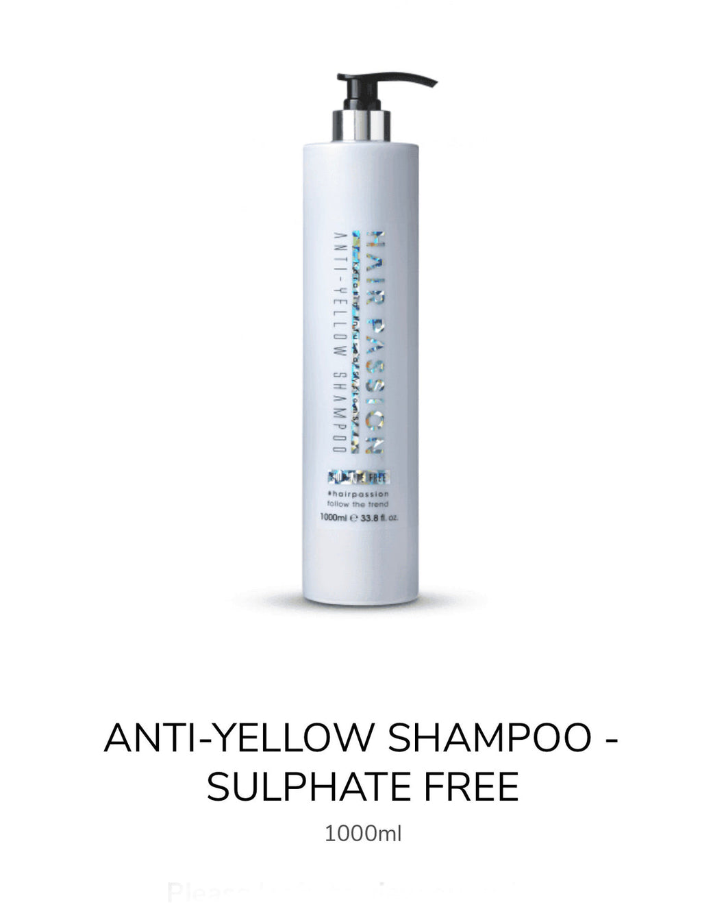 HAIR PASSION ANTI-YELLOW SHAMPOO 33.8 fl oz.